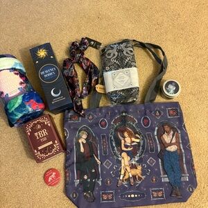 Fairyloot, owlcrate, and illumicrate items bundle